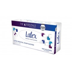 3D Dental Gloves Latex PF X-Large 100/Bx Case Pack 10/Cs